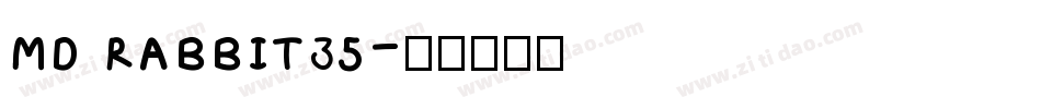 MD RABBIT35字体转换